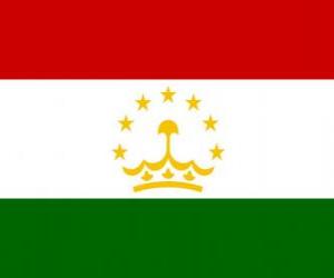 yapboz Tacikistan bayrağı